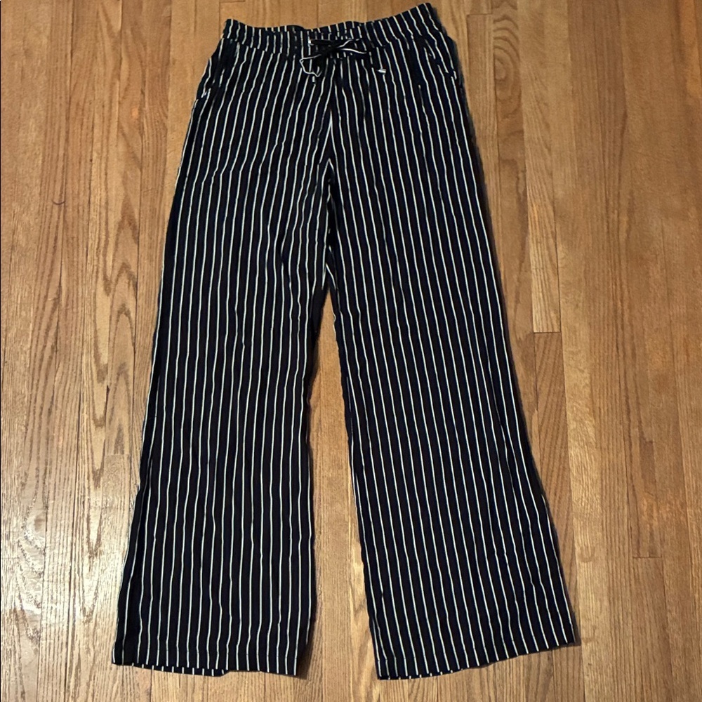 Yessica Striped Black and White Pantsuit